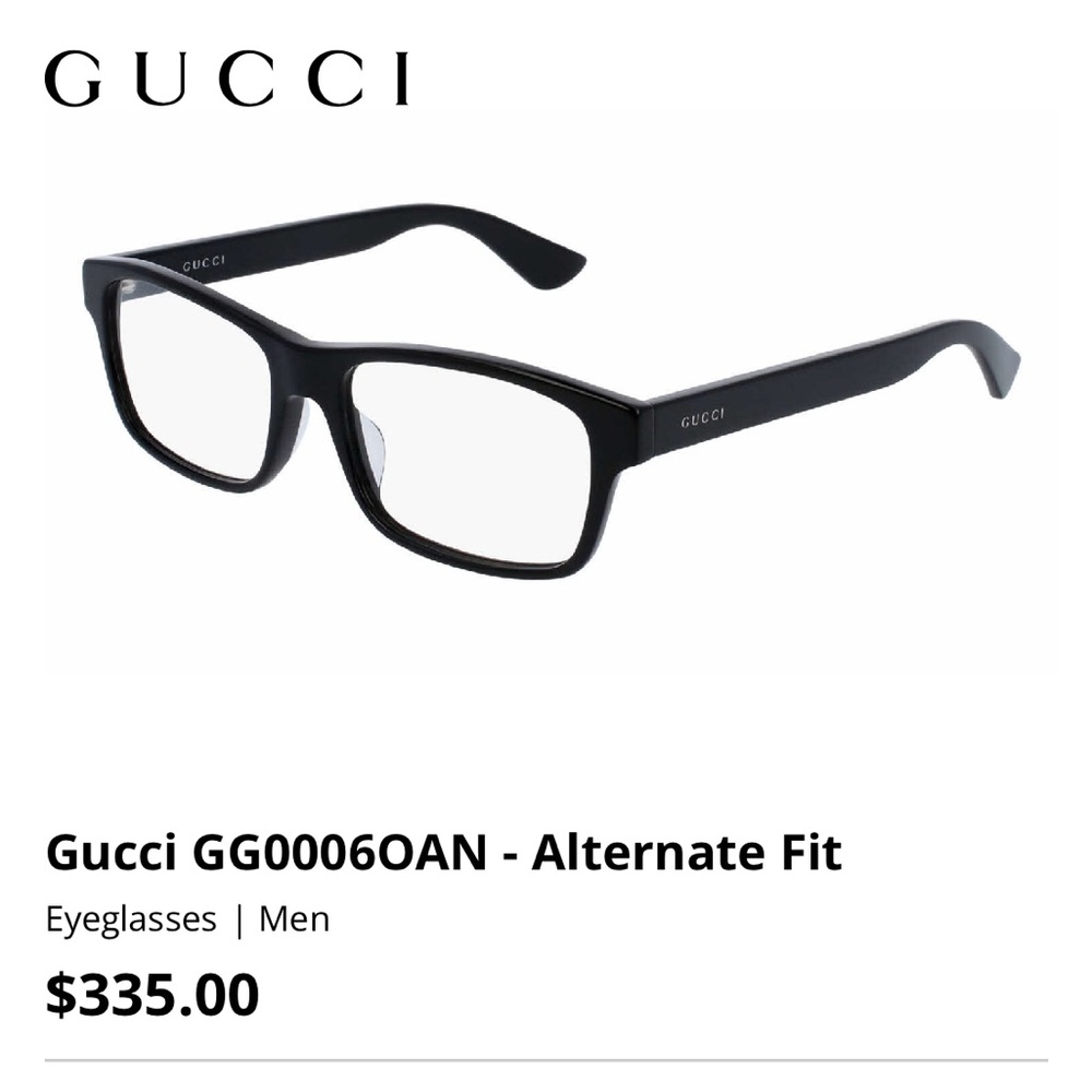 Gucci Black Unisex Eyeglasses Frames - Picture 10 of 11